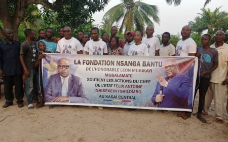 Kasai-Central : Le geste de la Fondation Nsanga Bantu à la population de Kamayi