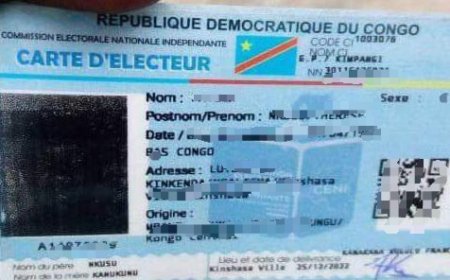 RDC : la CENI a appréhendé une personne en possession de 300 cartes d'électeurs vierges