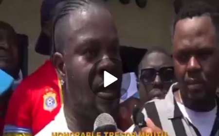 RDC: Après le football, Trésor Mputu se lance en politique (Regardez la vidéo)
