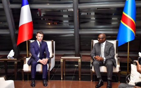 Leçon de  @EmmanuelMacron  à Félix Tshisekedi sur la liberté de la presse : « Il ne faut pas être choqué quand la presse entend des oppositions qui disent qu’il y a des problèmes (…) c’est le travail d’une presse indépendante », Tshisekedi agacé par « le compromis à l’africaine ».