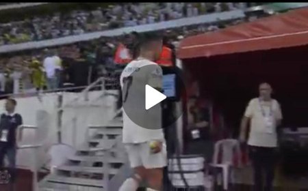 Foot : La colère de Cristiano Ronaldo après la défaite de son équipe (vidéo)