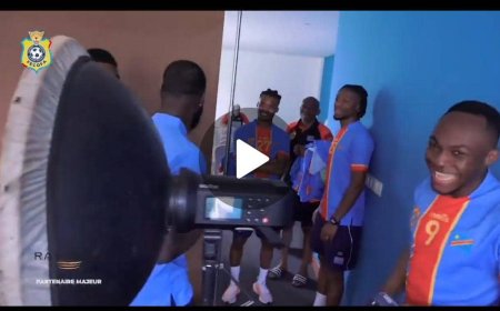 RDC vs Mauritanie : Nos léopards  se sont présentés ce mardi à la  séance " Shooting Photo (vidéo)