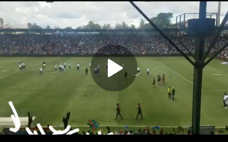 L'ambiance au stade TP MAZEMBE de Lubumbashi à l'entrée des léopards de la RDC