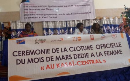 Kasaï Central : Les activités du mois de la femme clôturées par une conférence débat à Kananga