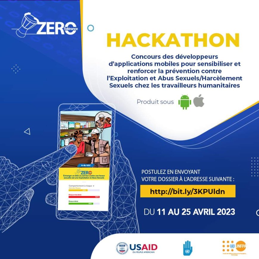 RDC : Ce qu'il faut connaître du lancement de hackathon pour le déveleppement d’une application mobile pour lutter contre les Exploitations et Abus Sexuels