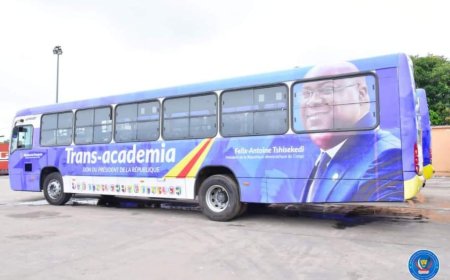 Kinshasa : un homme s'introduit au palais du peuple pour voler un bus Trans-academia