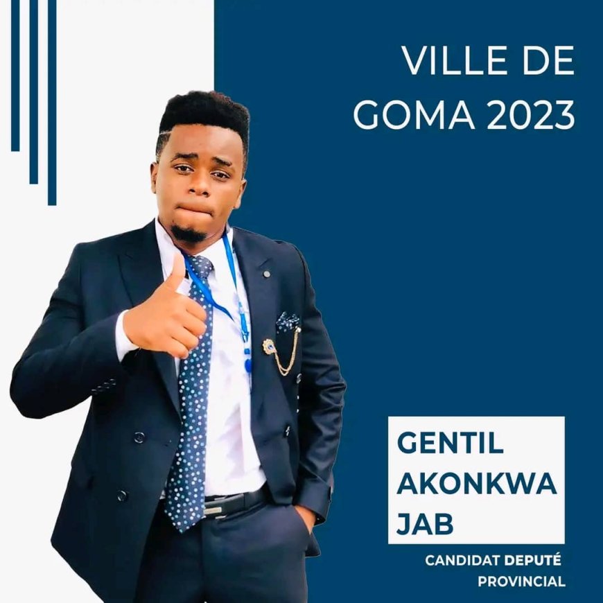 Nord-Kivu : De la rue à DÉPUTATION PROVINCIALE , Gentil JAB serait-il candidat aux prochaines élections ?