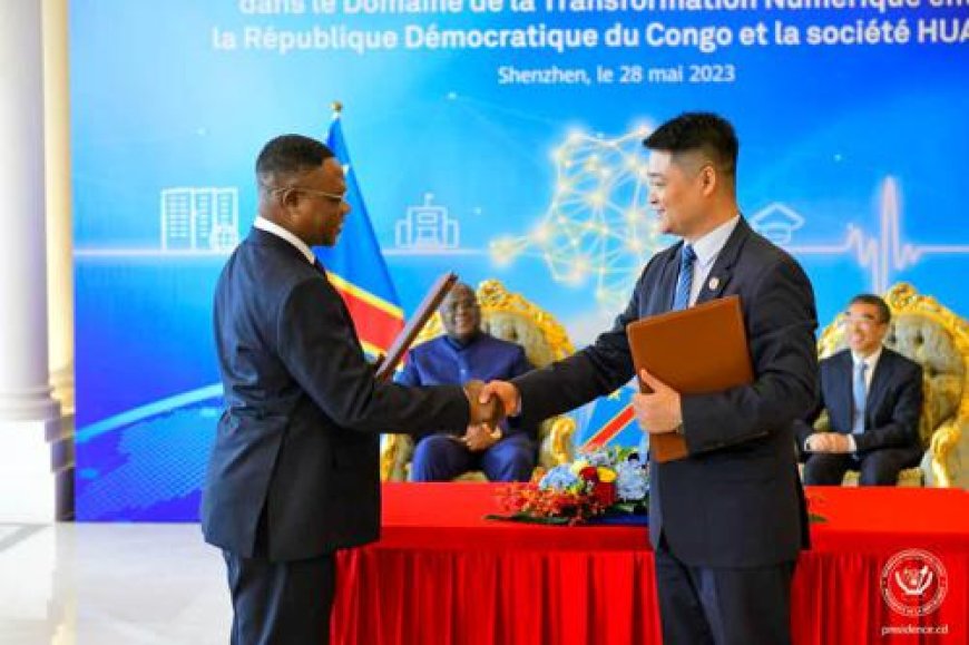 RDC et Huawei concluent un accord de partenariat en Chine