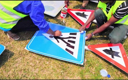RDC : La deuxième phase de l'implantation des panneaux routiers a été Lancé à Kinshasa