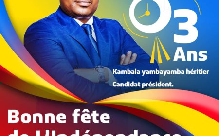 RDC : Le candidat déclaré à la présidentielle, Heritier Yamba Yamba met en garde la CENI et insiste sur le respect du délai constitutionnel