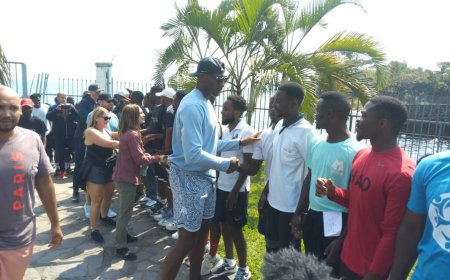 Sport : "Nous aidons la jeunesse pour faire avancer le pays dans d'autre valeur de la vie" (Bismack Biyombo à Goma )