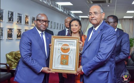 9èmes Jeux de la Francophonie à Kinshasa : le Premier Ministre Ivoirien Patrick AChi félicite le Président Félix Tshisekedi et le Premier Ministre  Sama Lukonde pour avoir réussi à organiser cet événement majeur