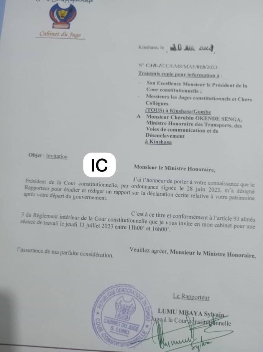 Mort tragique de Chérubin Okende, opposant et porte-parole du parti de Moise Katumbi