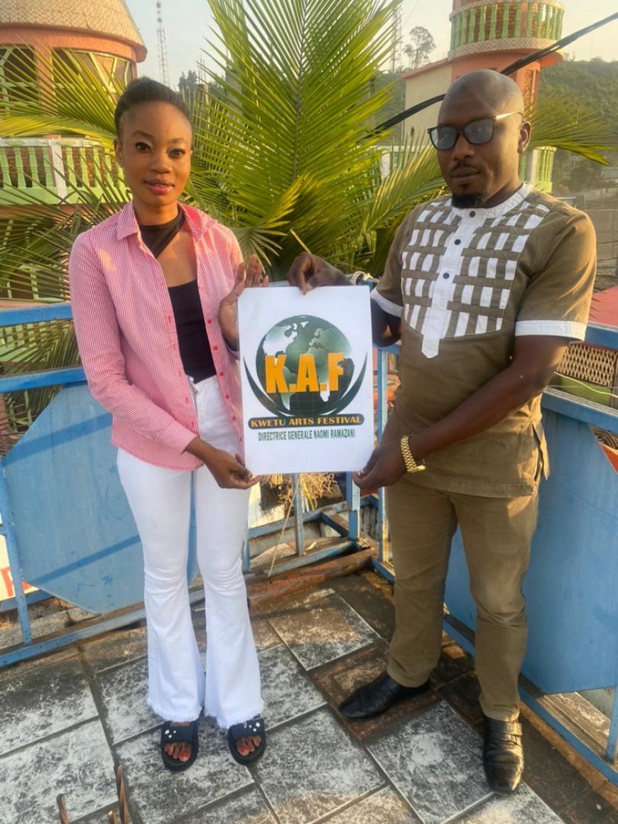 Goma/Culture :Issa Djuma remet officiellement son projet du "KWETU ARTS FESTIVAL" à Naomi Ramazani Omari