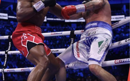 #JoshuaHelenius | #AnthonyJoshua:ANTHONY JOSHUA ARRÊTE ROBERT HELENIUS AU SEPTIÈME ROUND AVEC UN KO
