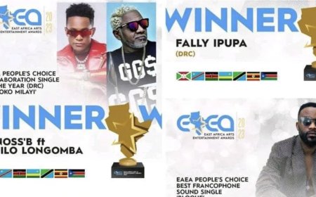 Quatre chanteurs congolais ont été honorés lors de la cérémonie des « East African Arts Entertainment Awards », remportant ainsi le prestigieux prix.