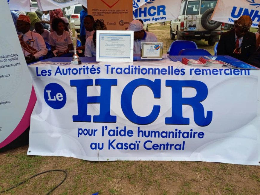 Journée mondiale de l'aide humanitaire : à Kananga le HCR a contribué à la protection et à l’assistance aux personnes déplacées de force et à bien d’autres