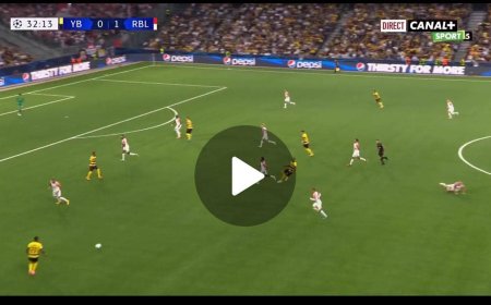 Foot: d'une frappe à l'entrée de la surface, Mechack Elia égalise face à Leipzig (vidéo)