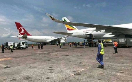 Kinshasa : Collision entre deux avions à l’aéroport international de N’djili.