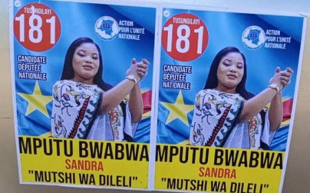 Kasai-Central/législative nationale : Candidate numéro 181, Sandra Mputu lance sa campagne à Kananga