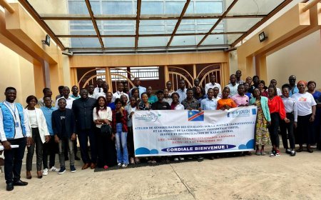 Kasai-Central : formés avec l'appui du BCNUDH, une quarantaine d'étudiants en droit s'engagent à accompagner la CPVJR dans la réalisation de ses missions