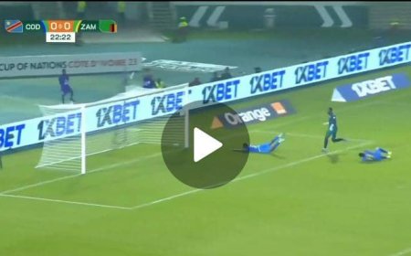 RDC vs Zambie : La boulette de Lionel Mpasi qui a coûté cher aux léopards (vidéo)