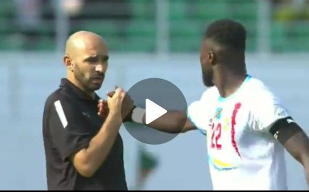 Foot : Voici ce qui s'est passé entre Chancel Mbemba et l'entraîneur du Maroc (vidéo)