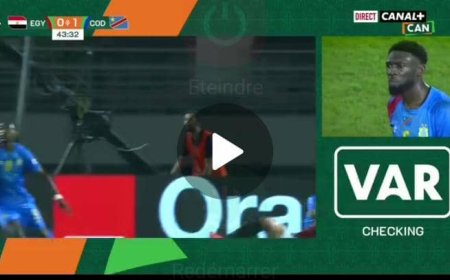 Penalty de l'Egypte : est-ce qu'il y a eu faute, (regarder la vidéo)