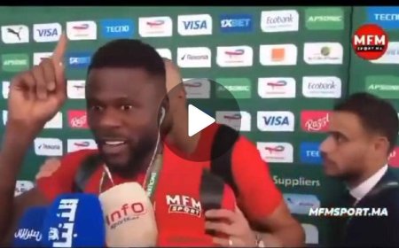 Élimination de Maroc : La justice de Dieu y'en a, disait chancel Mbemba (vidéo)