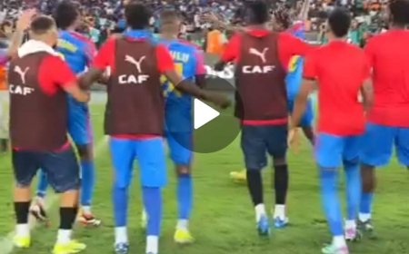 CAN : la danse des léopards après avoir éliminé la Guinée (vidéo)