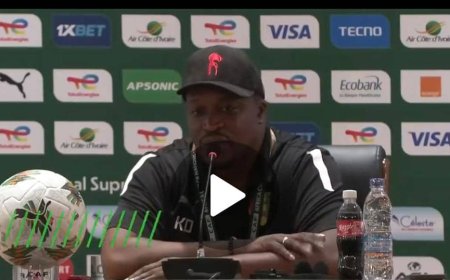 Football : Après avoir été battu par la RDC, le sélectionneur de la Guinée Diawara souhaite au Congo de gagner la CAN (vidéo)