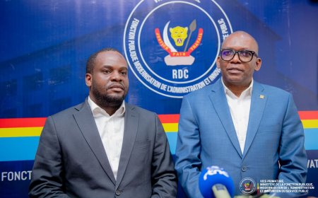 FLASH/ CNSSAP : Grâce à un bilan fructueux en 2023 et une feuille de route clairvoyante pour l'année 2024, le DG Junior MATA et le PCA Christian Ntungila reçoivent les éloges de leur tutelle SEM. Jean-Pierre LIHAU