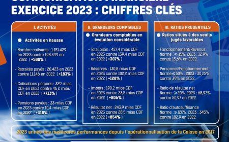 FLASH: Champion de la bonne gouvernance en RDC, la CNSSAP publie son rapport financier détaillé pour l'exercice 2023