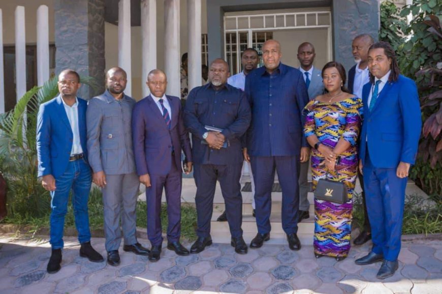 RDC : L'honorable Éric Bwanapuwa, présent dans la délégation des députés nationaux du Nord-Kivu chez le ministre des affaires foncières suite à l'affaire de démolition des cimetières à Goma