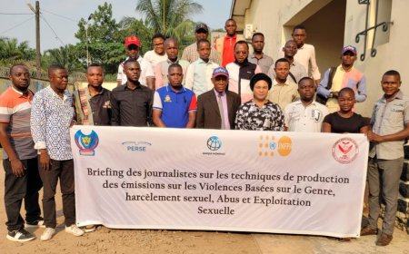 Liberté de la Presse : À Kananga des journalistes outillés sur la production des émissions sur les violences sexuelles et basées sur le genre