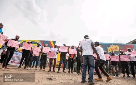 Goma : inhumation des victimes de bombardement de Mungunga
