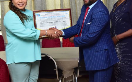 RDC : Directrice Pays de FMMDI, Nathalie Kambala primée par l'AJEIC pour son combat dans la lutte contre les violences sexuelles