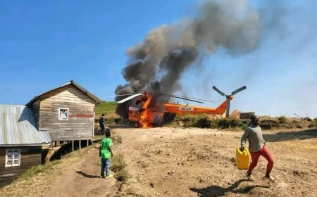 RDC: crash d’un hélicoptère du PAM à Kalehe
