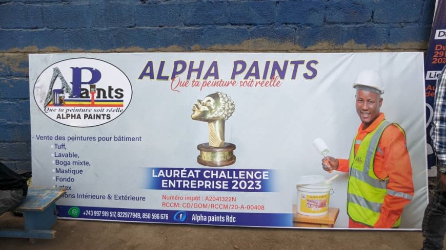 Goma basketball : ALPHA PAINTS, Ce sponsor de L'EUBAGO et du BC cyclone qui soutient la jeunesse