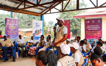 Kasaï Central : Une délégation de l'UNFPA en mission d'évaluation des projets PERSE et KOICA