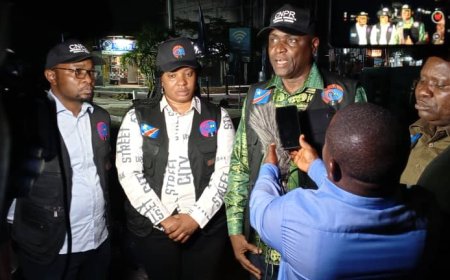 Kinshasa : Le comité Directeur de la CNPR avec son Président Mr Matalatala Kamombi Robert, sur fonds propres a acquis  des traceuses neuves pour la signalisation horizontale