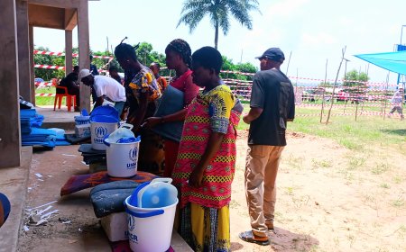 Kasaï Central : le HCR assiste les retournés d'Angola à Tshilumba avec les articles menagers essentiels