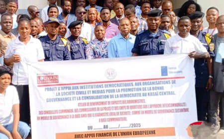 Kasaï Central : Capsm-Ong renforce les capacités des acteurs locaux dans la gestion participative et l’implication des citoyens dans la vie publique