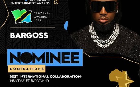 Musique : Après le Kenya, l'artiste Bargoss est nominé dans 2 catégories en Tanzanie aux "African  Arts Entertainment"