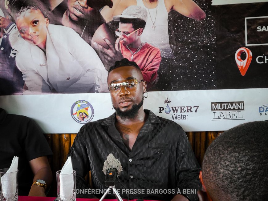 Musique : L'artiste Bargoss déjà à Beni pour son concert de ce 01 juin 2025 chez Ishango Resto-Bar