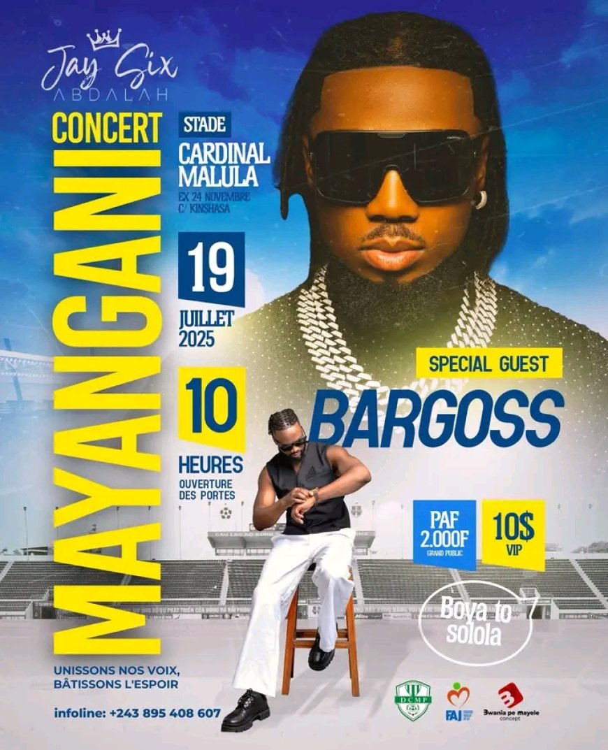 Musique : Bargoss attendu à Kinshasa le 19 juillet prochain comme Spécial Guest dans un concert live
