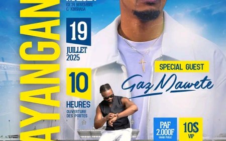 Musique : Jour-J-1, avant le grand concert "Mayangani " de  Jay Six Abdalah ce samedi au stade Cardinal Malula de Kinshasa