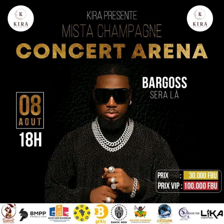 Musique : Bargoss annule sa prestation au concert de ce 08 août au Burundi pour des problèmes administratifs