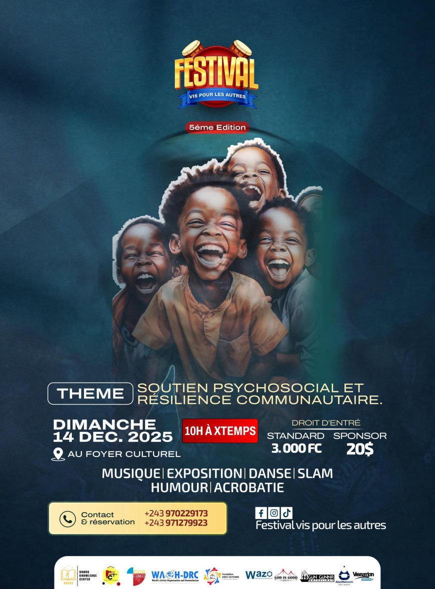 FESTIVAL « VIS POUR LES AUTRES » : Les Enfants à l’Honneur pour une 5ᵉ Édition Exceptionnelle !