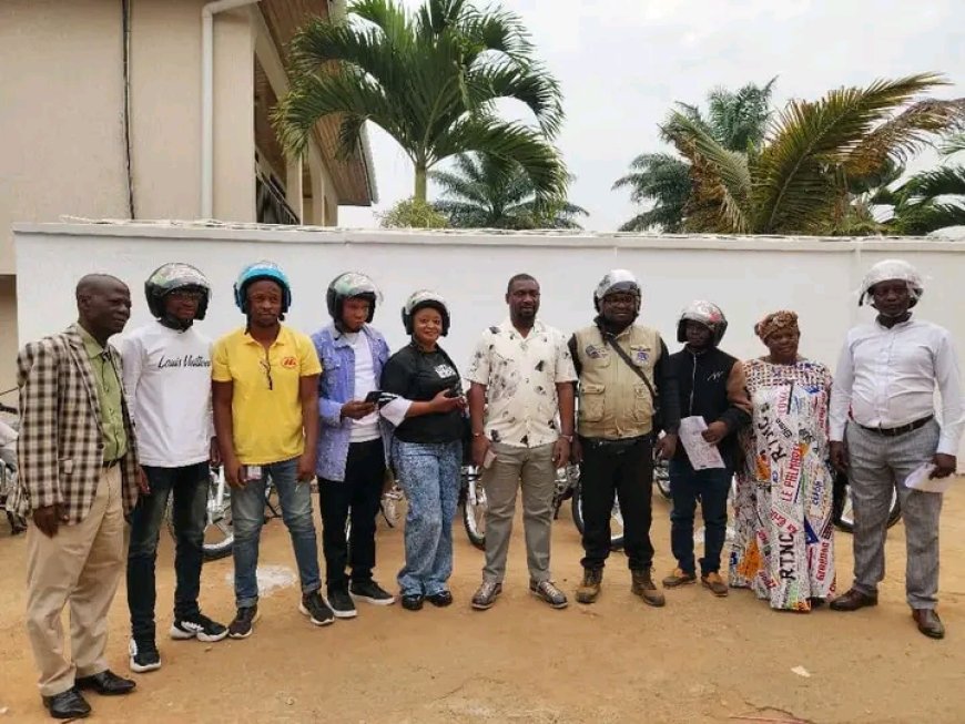 Nord-Kivu: le député Patrick Munyomo offre des motos aux journalistes déplacés venus de Goma et ceux de Béni et Oicha